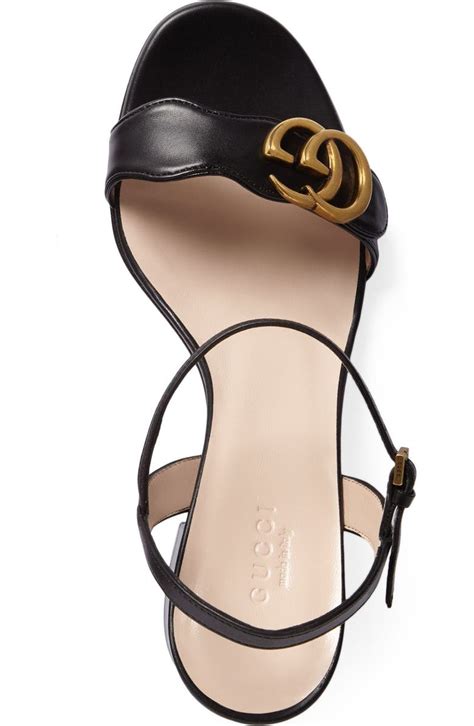 gg quarter strap sandal gucci